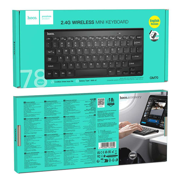 HOCO GM70 KEYBOARD WIRELESS