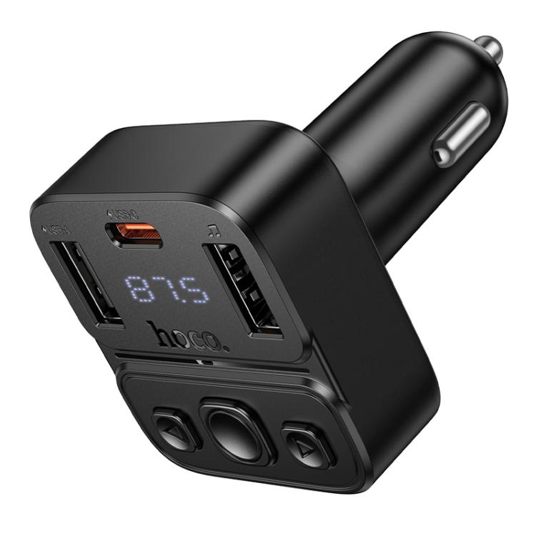 HOCO E87 Bluetooth FM Transmitter with 35W Dual USB Car Charger