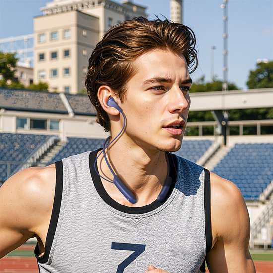 HOCO. Wireless Sport ES75 Headphones with Microphone (BT v5.4) - Black