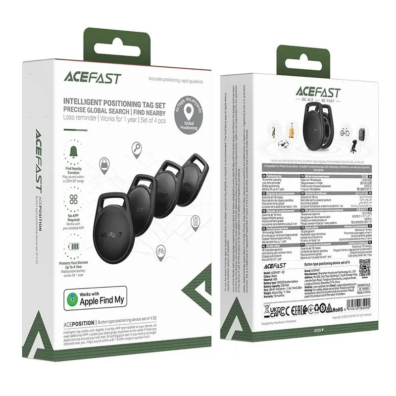 ACEFAST S2 Smart Tracker (AirTag Compatible)