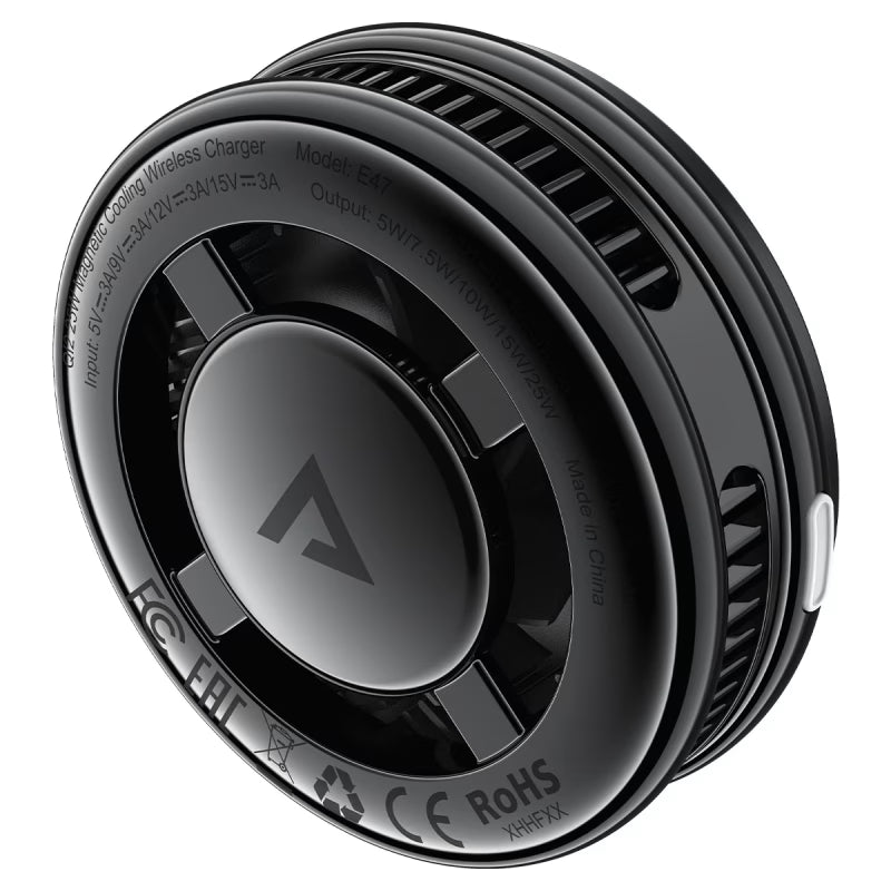 ACEFAST E47 Qi2 Magnetic Wireless Charger with Phone Cooler (25W)