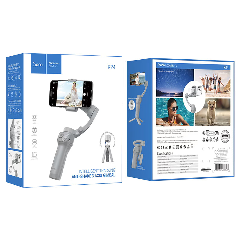 Smart gimbal “K24 Support” anti-shake 3-axis