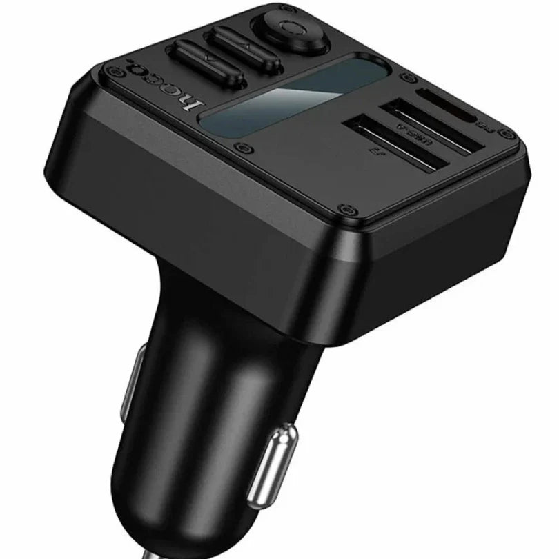 HOCO E89 Bluetooth FM Transmitter with 45W Dual USB Fast Charging